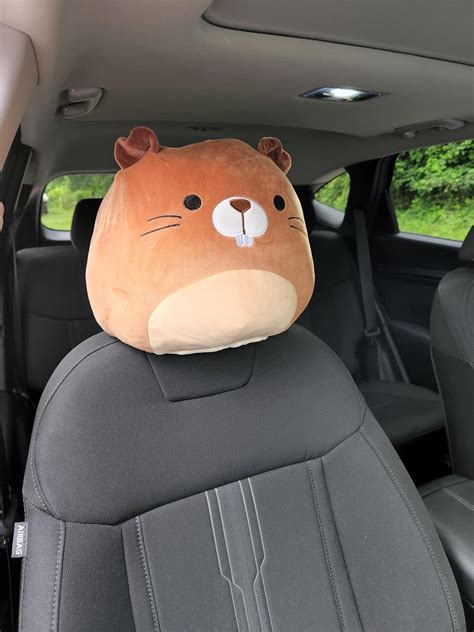 These loveable and squeezable Squishmallows are the softest and cutest plush toys around. . Squishmallow car headrest